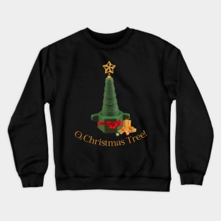 O2 Christmas Tree Funny Respiratory Therapist Nurse RT ICU Crewneck Sweatshirt